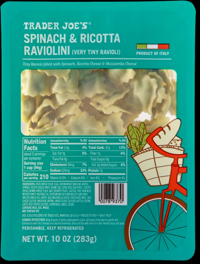 Spinach & Ricotta Raviolini