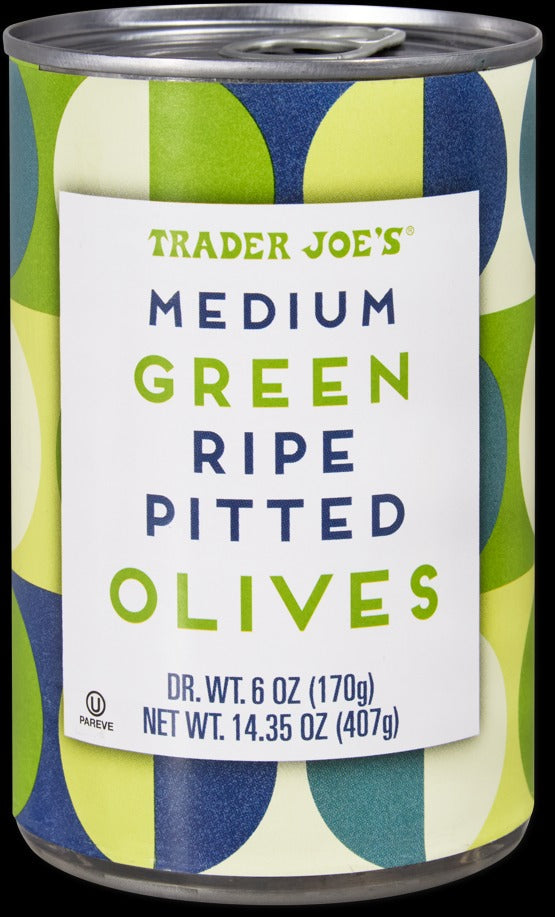 Medium Green Ripe Pitted Olives