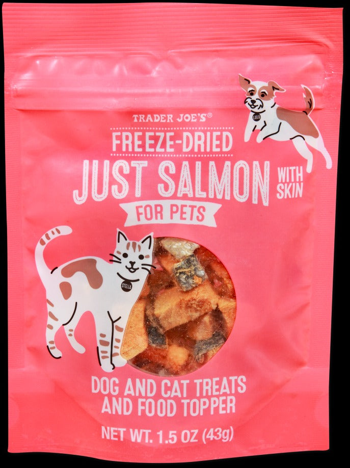 Freeze-Dried Just Salmon with Skin for Pets