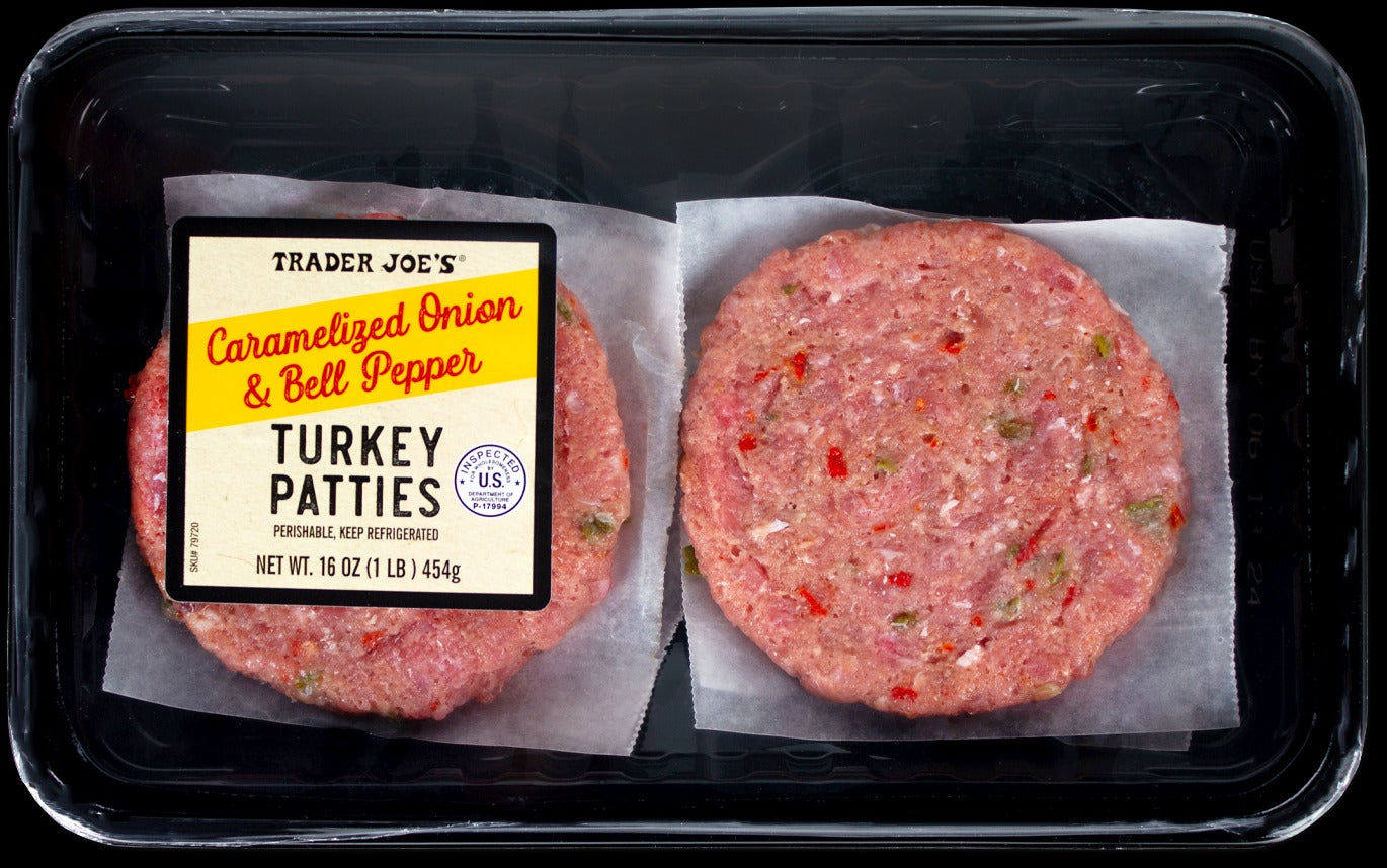 Caramelized Onion & Bell Pepper Turkey Patties