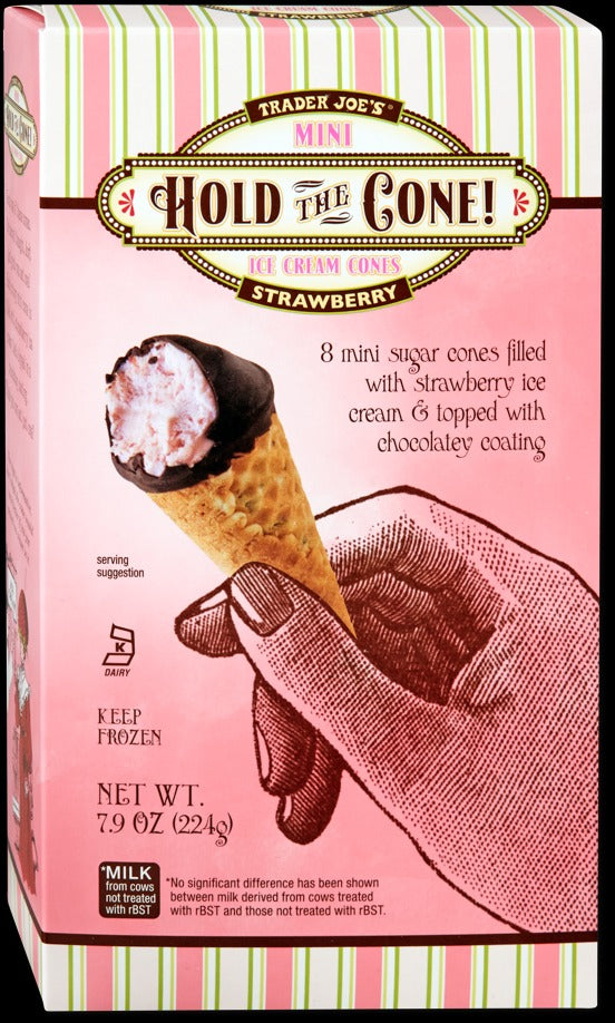 Strawberry Hold the Cone! Mini Ice Cream Cones