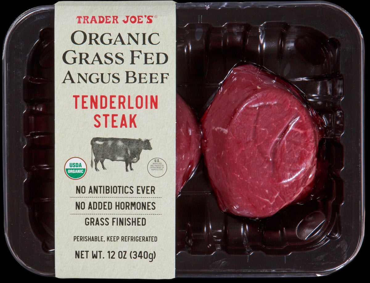 Organic Grass Fed Tenderloin Steak