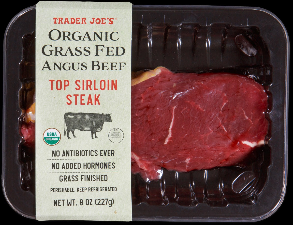 Organic Grass Fed Top Sirloin Steak