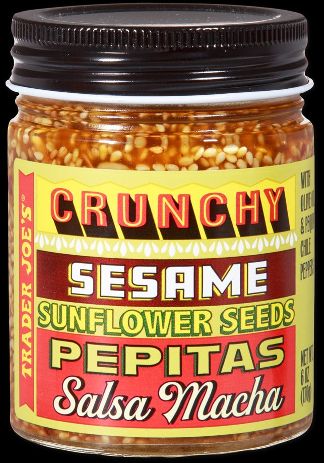 Crunchy Sesame Sunflower Seeds Pepitas Salsa Macha