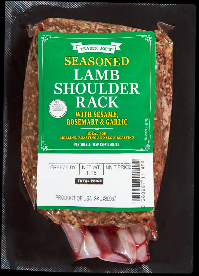 Seasoned Lamb Shoulder Rack