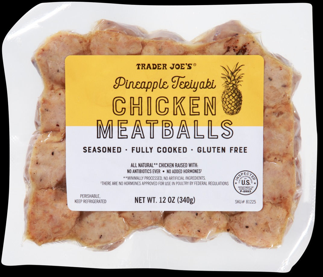 Pineapple Teriyaki Chicken Meatballs