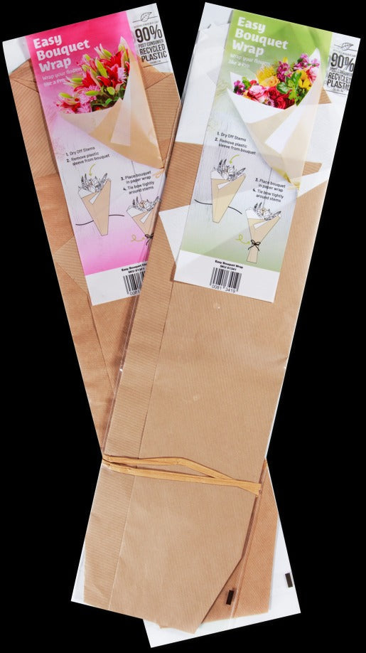 Easy Bouquet Wrap