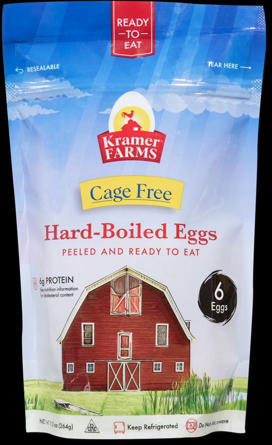 Kramer Farms Cage Free Hard-Boiled Eggs
