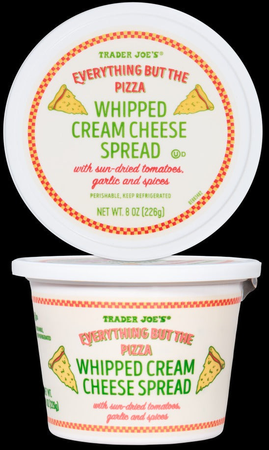 Everything But the Pizza Whipped Cream Cheese Spread
