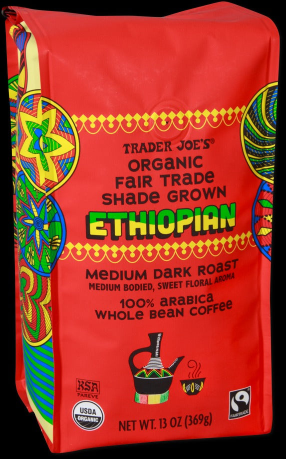 Organic Fair Trade Shade Grown Ethiopian Coffee