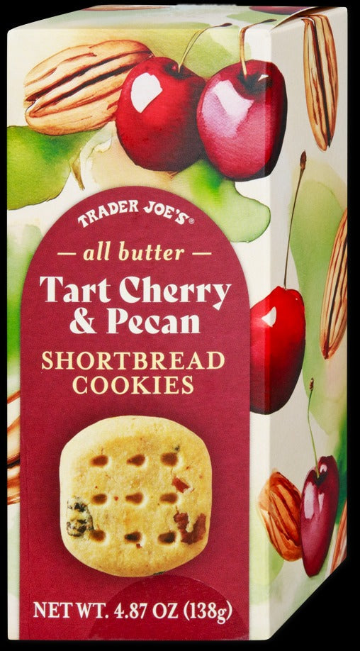 Tart Cherry & Pecan Shortbread Cookies