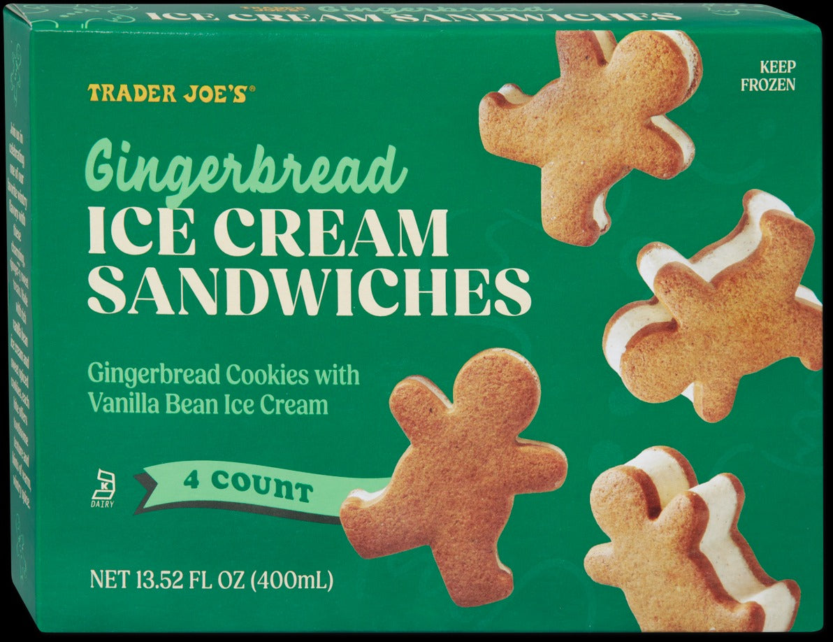 Gingerbread Ice Cream Sandwiches