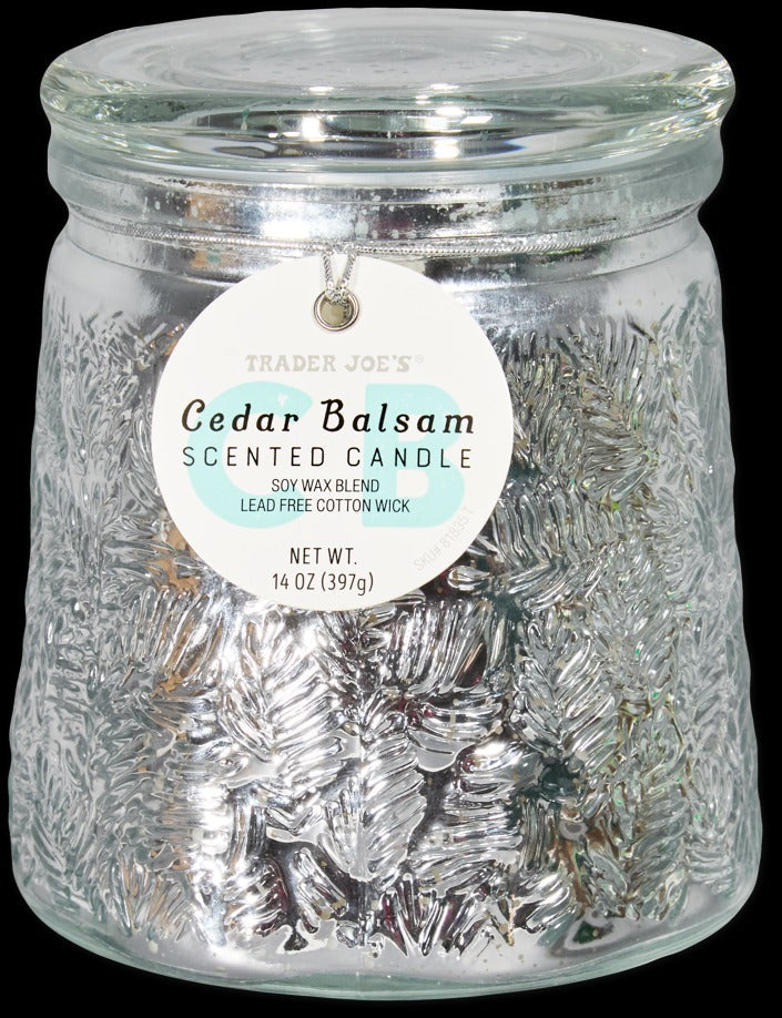 Cedar Balsam Scented Large Candle