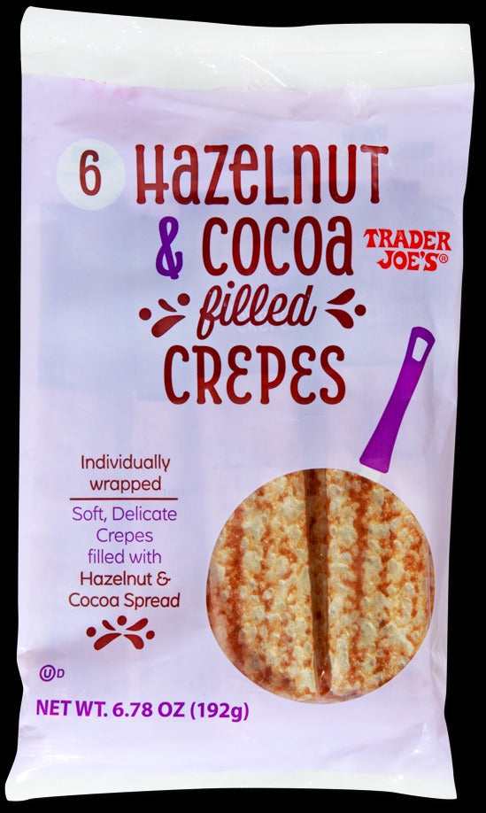 Hazelnut & Cocoa Filled Crepes