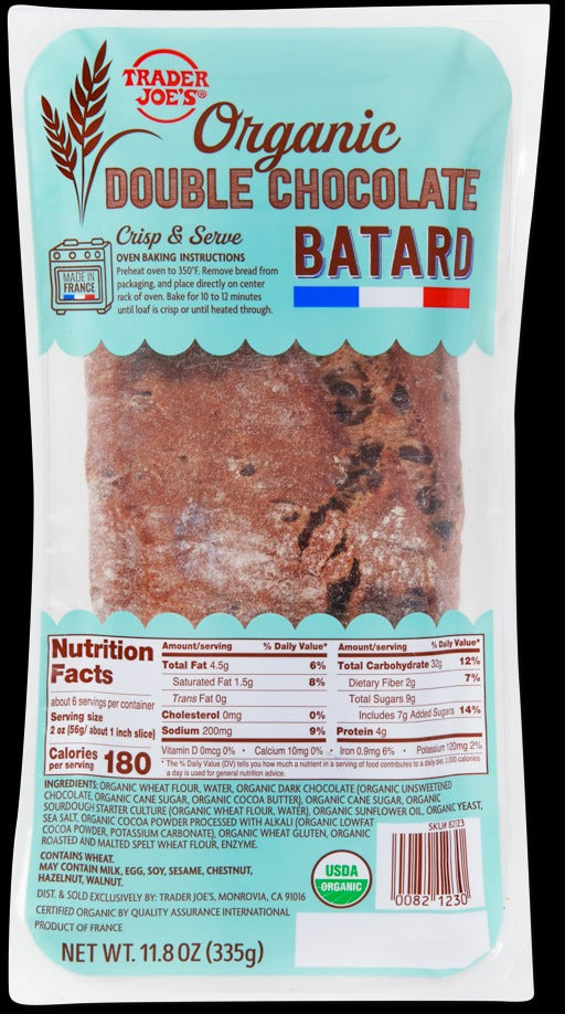 Organic Double Chocolate Batard
