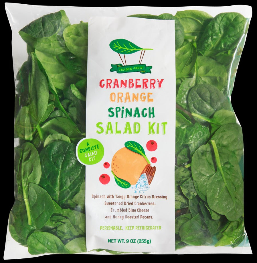 Cranberry Orange Spinach Salad Kit