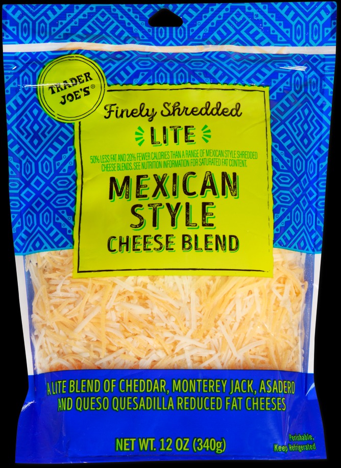Finely Shredded Lite Mexican Style Cheese Blend