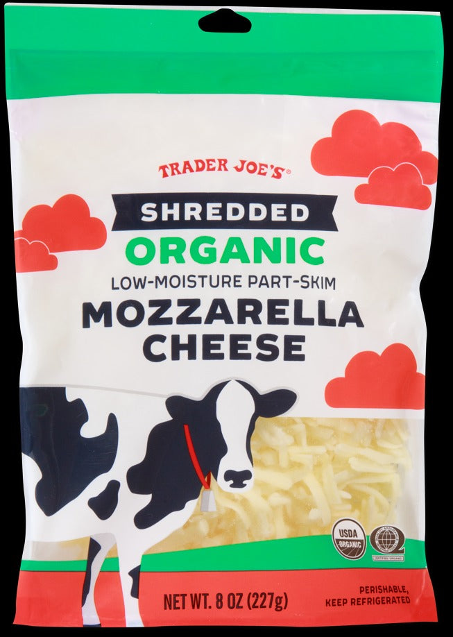 Shredded Organic Mozzarella Cheese