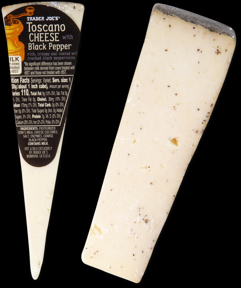 Toscano Cheese with Black Pepper