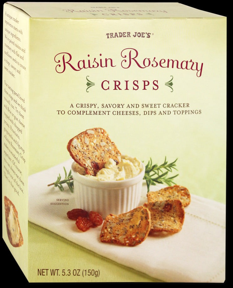 Raisin Rosemary Crisps