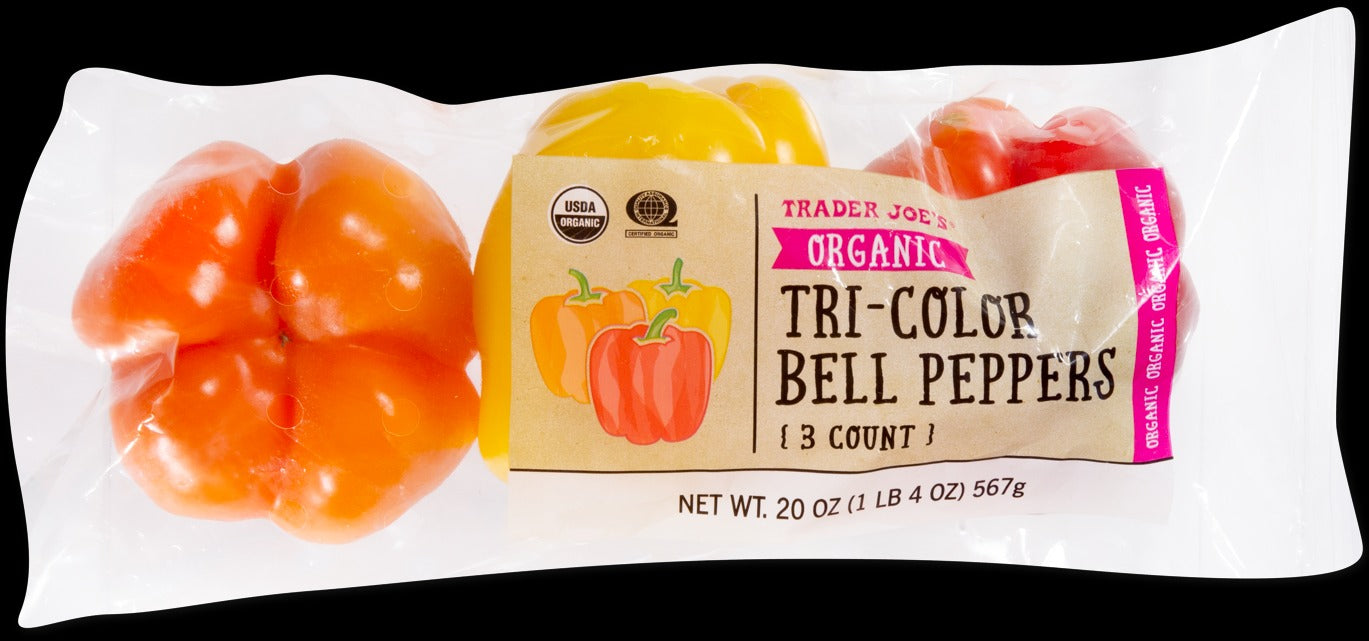 Organic Tri-Color Bell Peppers