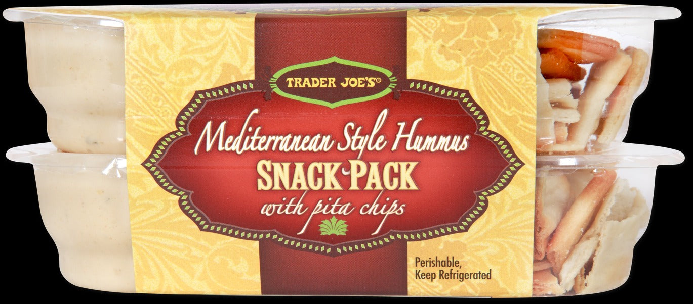 Mediterranean Hummus Snack Pack with Pita Chips