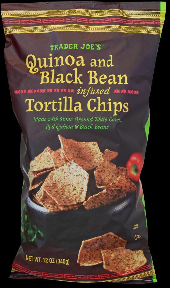 Quinoa and Black Bean infused Tortilla Chips