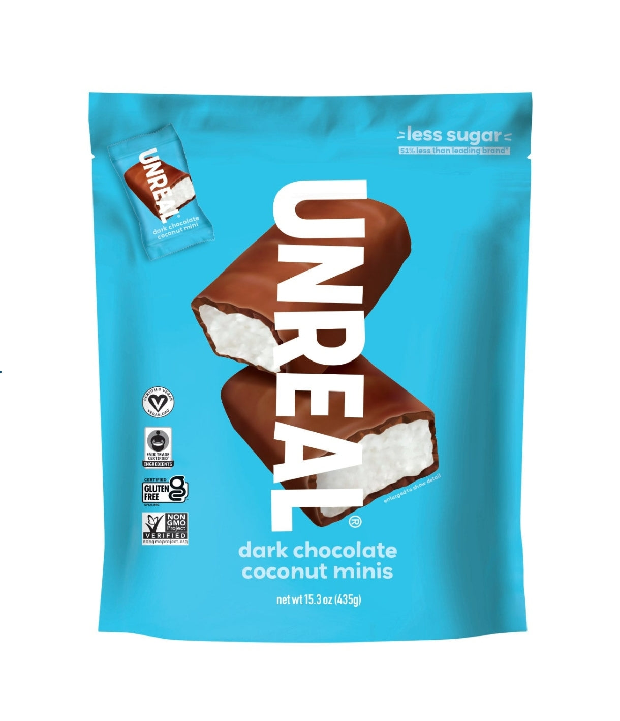 Unreal Dark Chocolate Coconut Minis, 15.3 oz