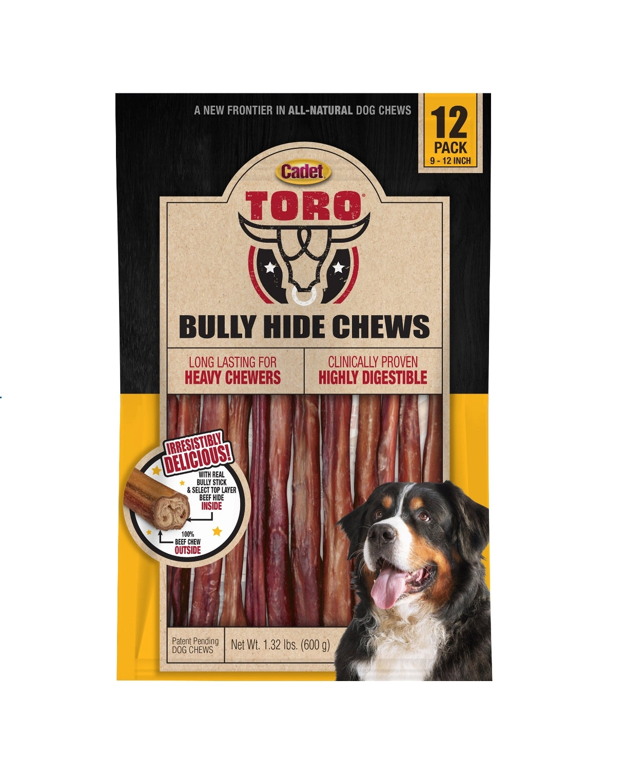 Toro Bully Hide Chews, 12-count