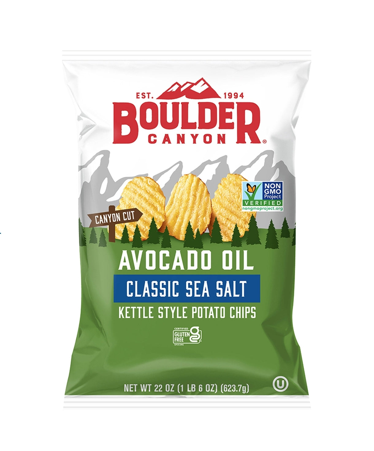 Boulder Canyon Avocado Oil Chips, 22 oz