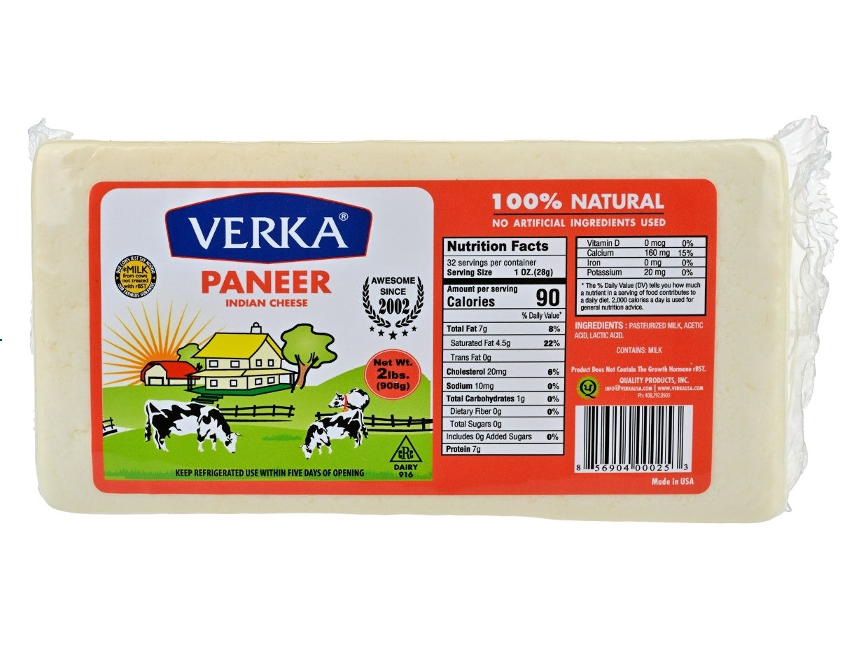 Verka Paneer Indian Cheese, 32 oz