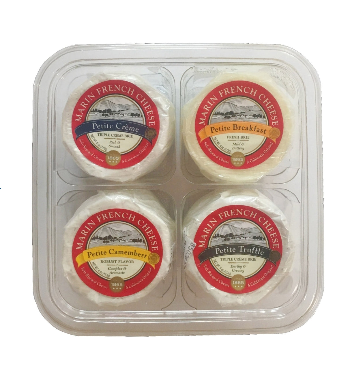 Marin French Cheese  Petite Variety Pack, 4 oz, 4-count