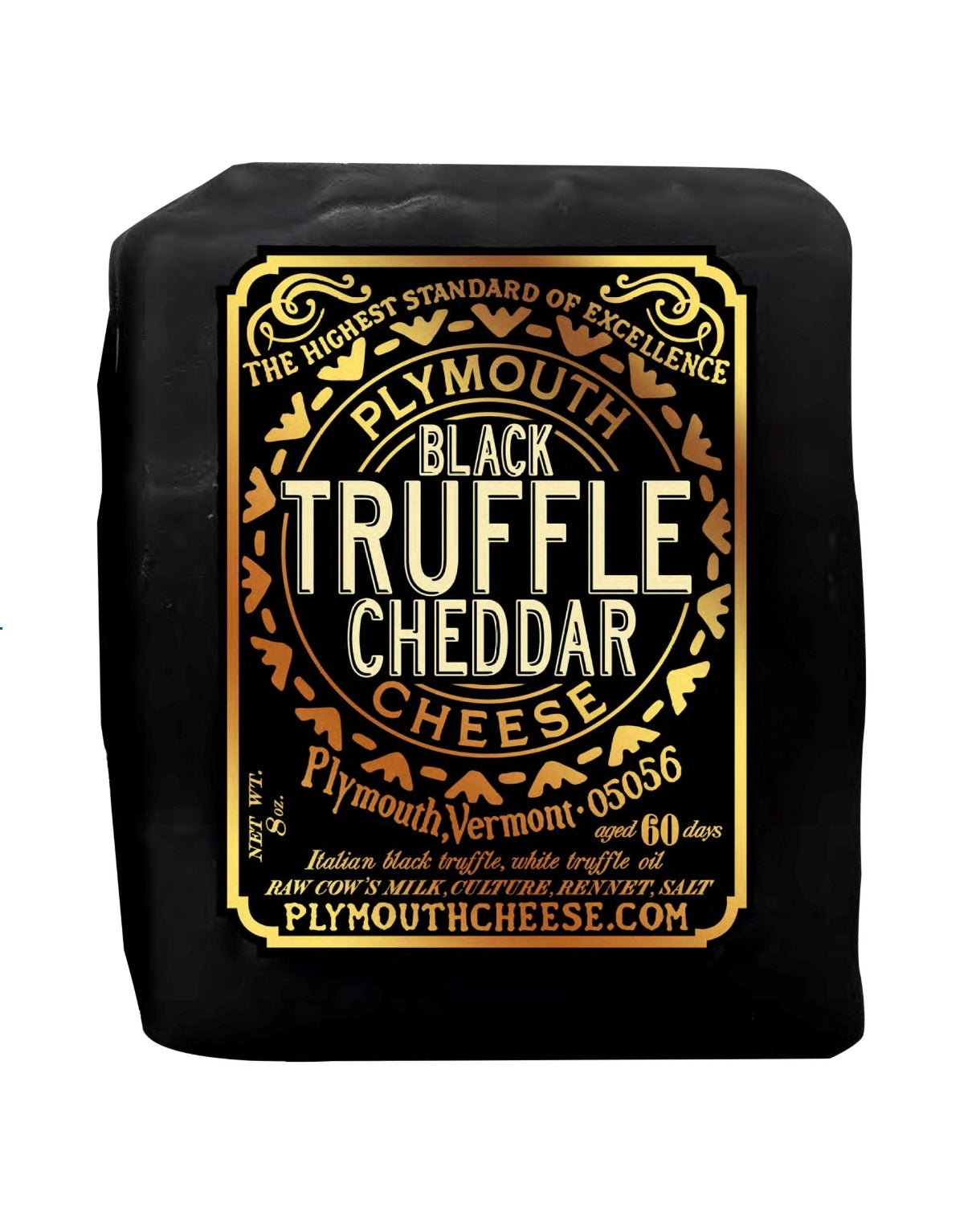 Plymouth Cheese Black Truffle Cheddar, 8 oz