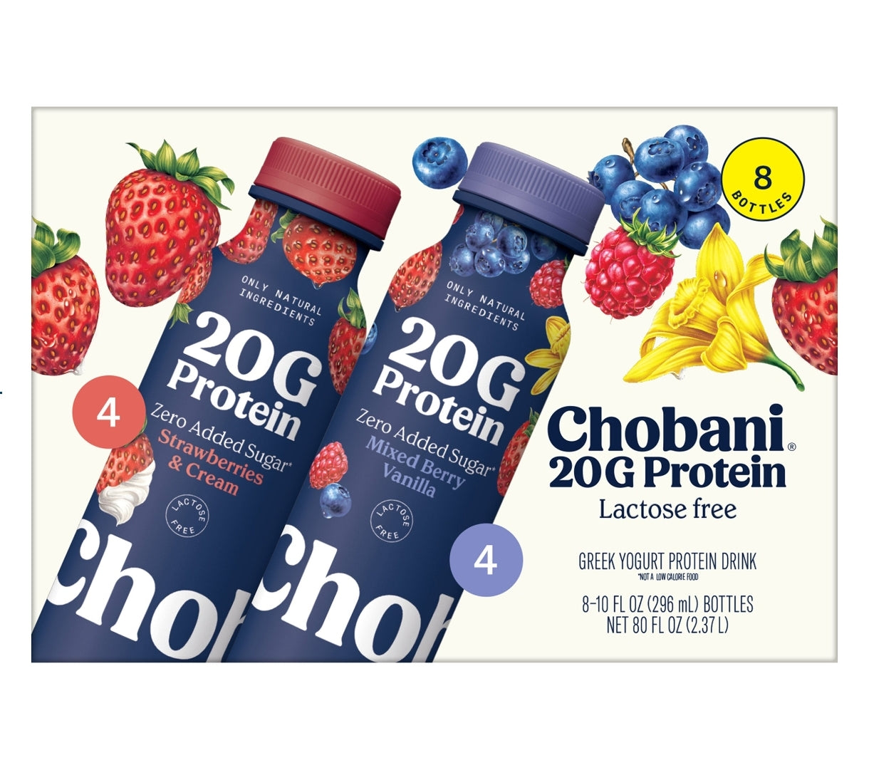 Chobani Complete Protein Drink, 10 fl oz, 8-count