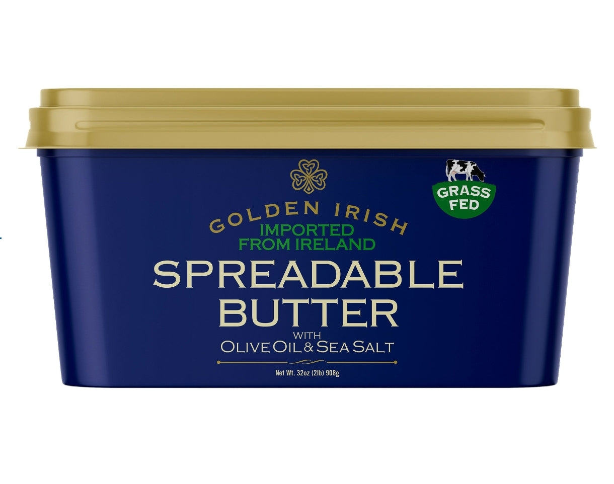 Golden Irish Spreadable Butter Tub, 32 oz