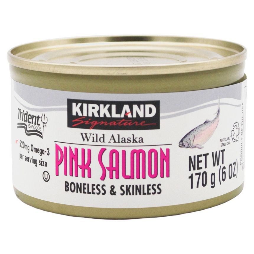 Kirkland Signature, Wild Alaskan Pink Salmon, 1 Can 6 oz