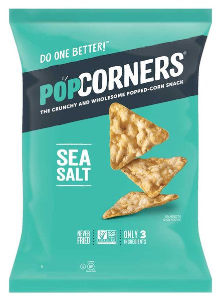 PopCorners Popped Corn Snacks, Sea Salt, 1 Pack, 1 oz