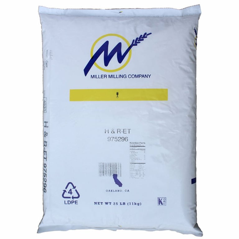 Miller Milling Company All Purpose Flour, 25 lbs