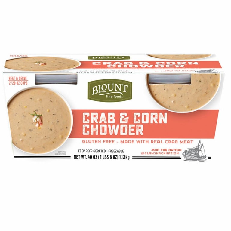 Clam Shack Crab & Corn Chowder, 20 oz, 2-count