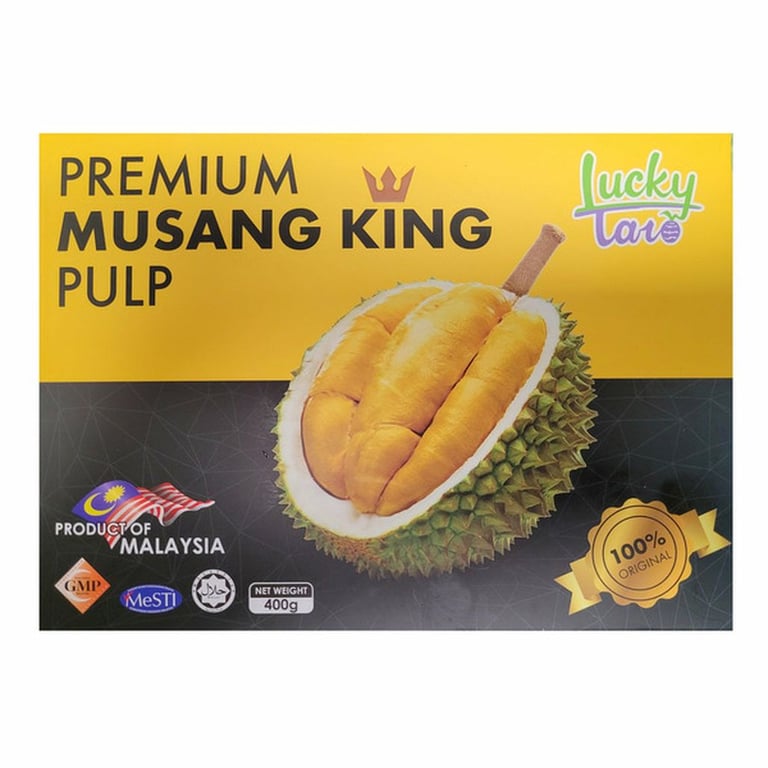 Lucky Taro Premium Musang King Durian Pulp, 14 oz