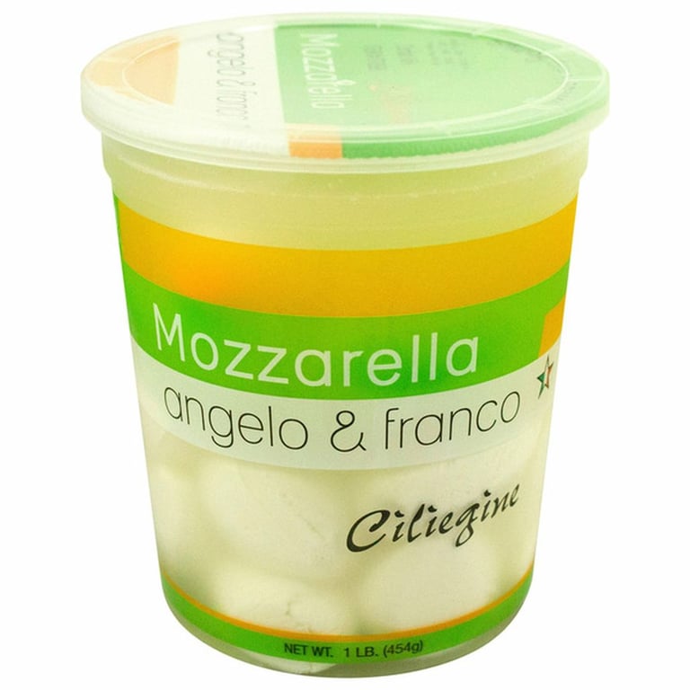 Angelo & Franco Mozarella Cilegine, 1 lb