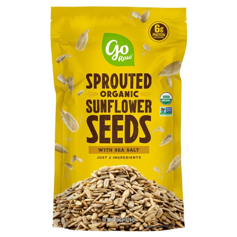 Go Raw Organic Sprouted Sunflower Seeds, 22 oz