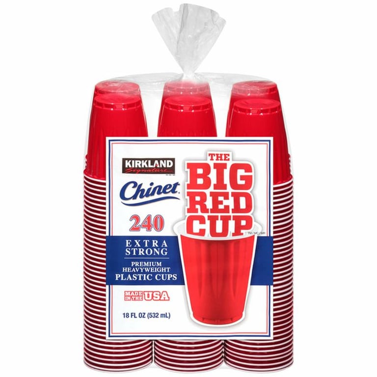 Kirkland Signature 18 ounce Plastic Cup 240 count