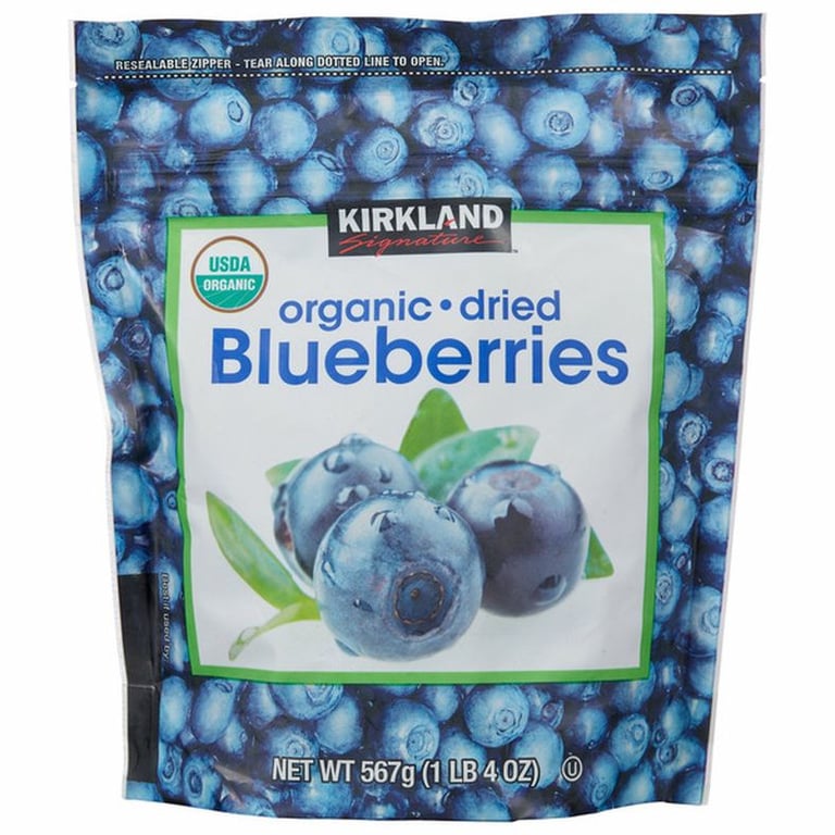 Kirkland Signature Organic Dried Bluberries, 20 oz.