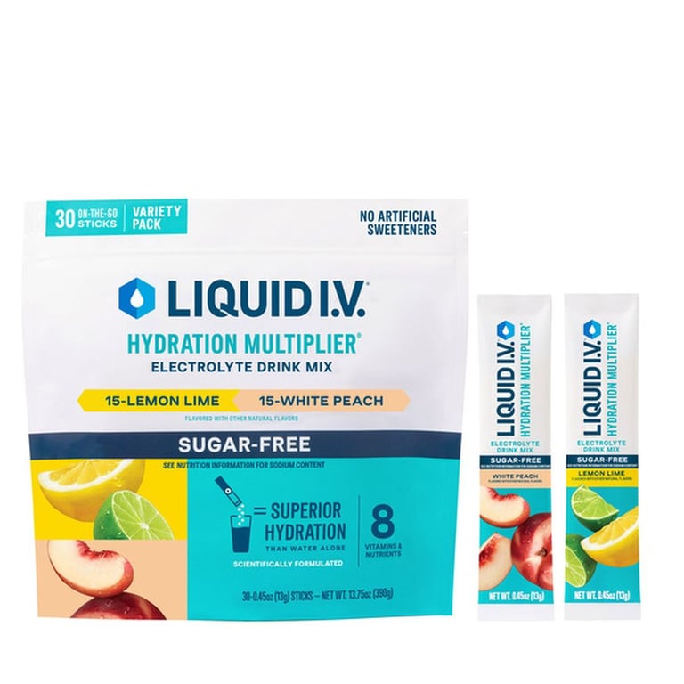 Liquid I.V. Sugar-Free Hydration Multiplier in Resealable Pouch