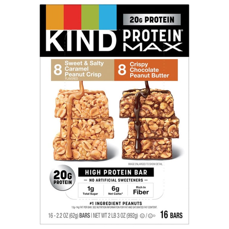 Kind Protein Max, 2.2oz, 16-count