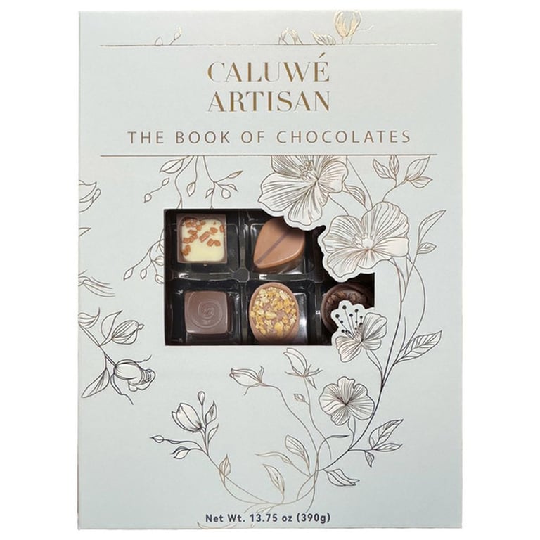 Caluwé Artisan The Book of Chocolates, 13.75 oz