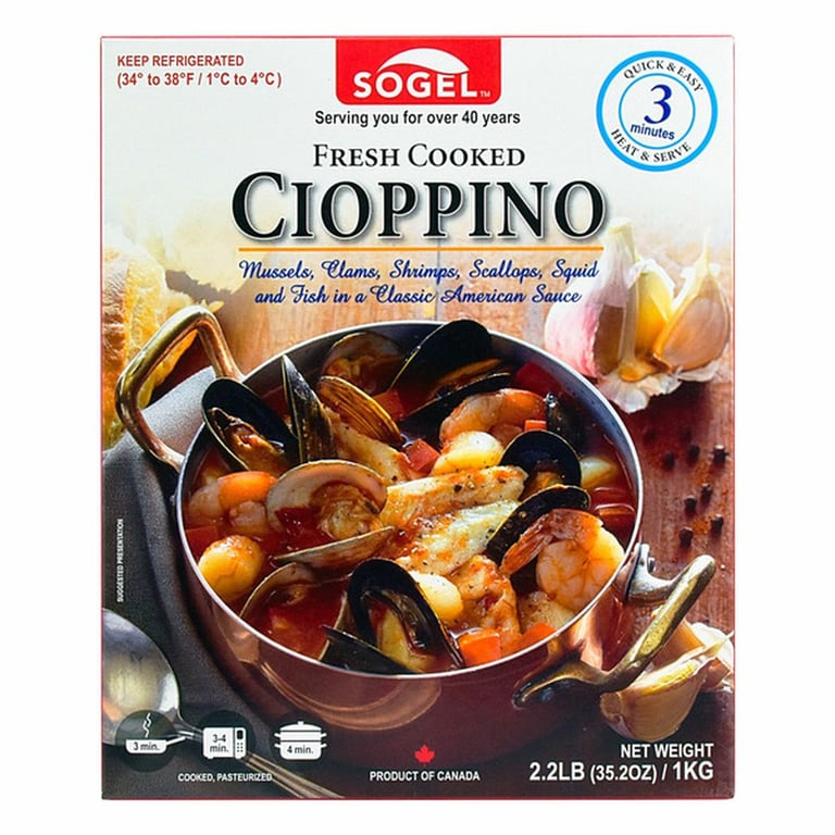 Sogel Fresh Cooked Cioppino, 2.2 lbs