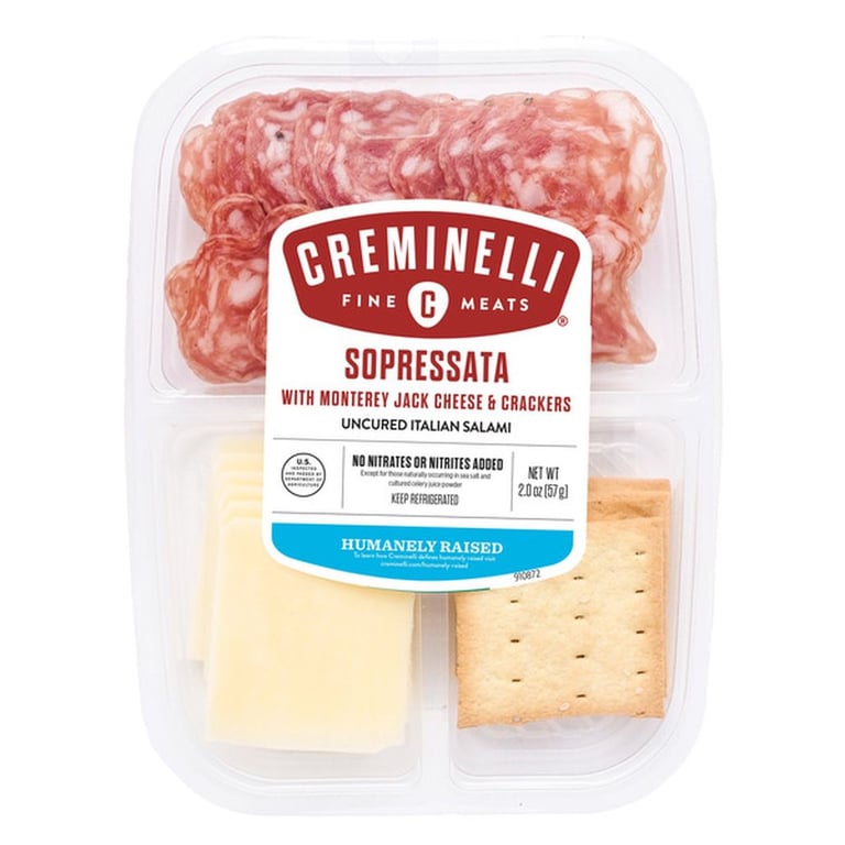 Creminelli Sopressata Snack Tray, 2 oz, 4-count