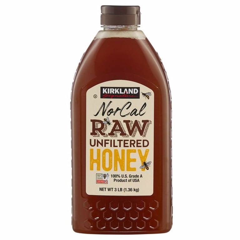 Kirkland Signature NorCal Raw Unfiltered Honey, 3 lbs